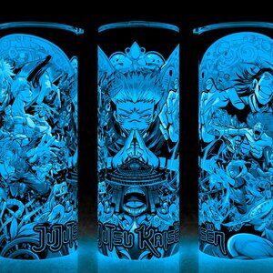 Glow in the Dark Jujutsu Kaisen Anime JJK Collection Cup Mug Tumbler